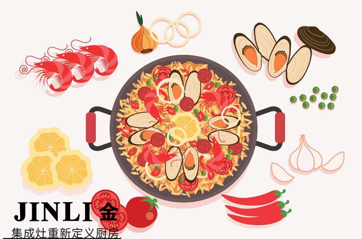 有了金利集成灶作为你的后盾,再也不怕油烟君了